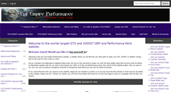 Desktop Screenshot of evilempireperformance.co.uk